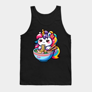 Space Unicorn Ramen Tank Top